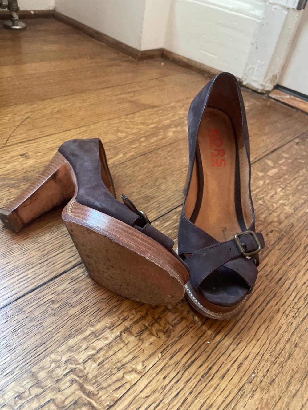 Brown heels